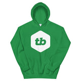 pull over hoodie with thinking big emblem on the front