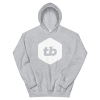 pull over hoodie with thinking big emblem on the front